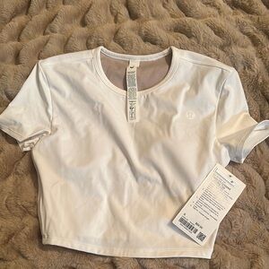 lululemon athletica Cream Short Sleeve Tee